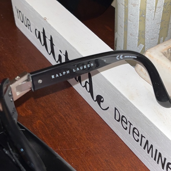 RALPH LAUREN Black Unisex Prescription Sunglasses Style 8040 size 55-16-0 - Picture 5 of 13